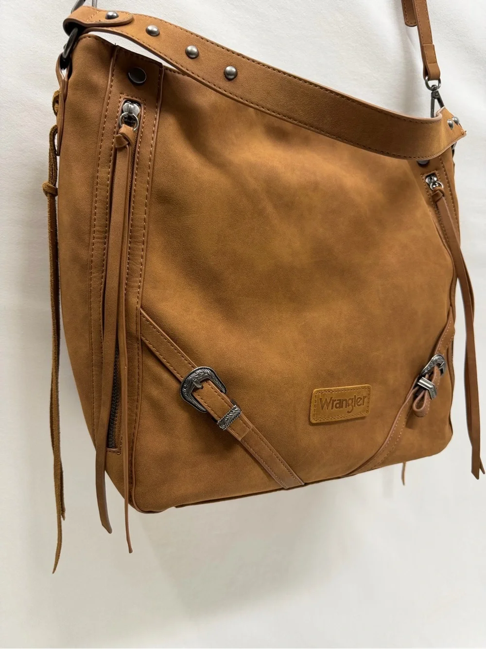 Wrangler Faux Leather Western Shoulder & Crossbody Bag